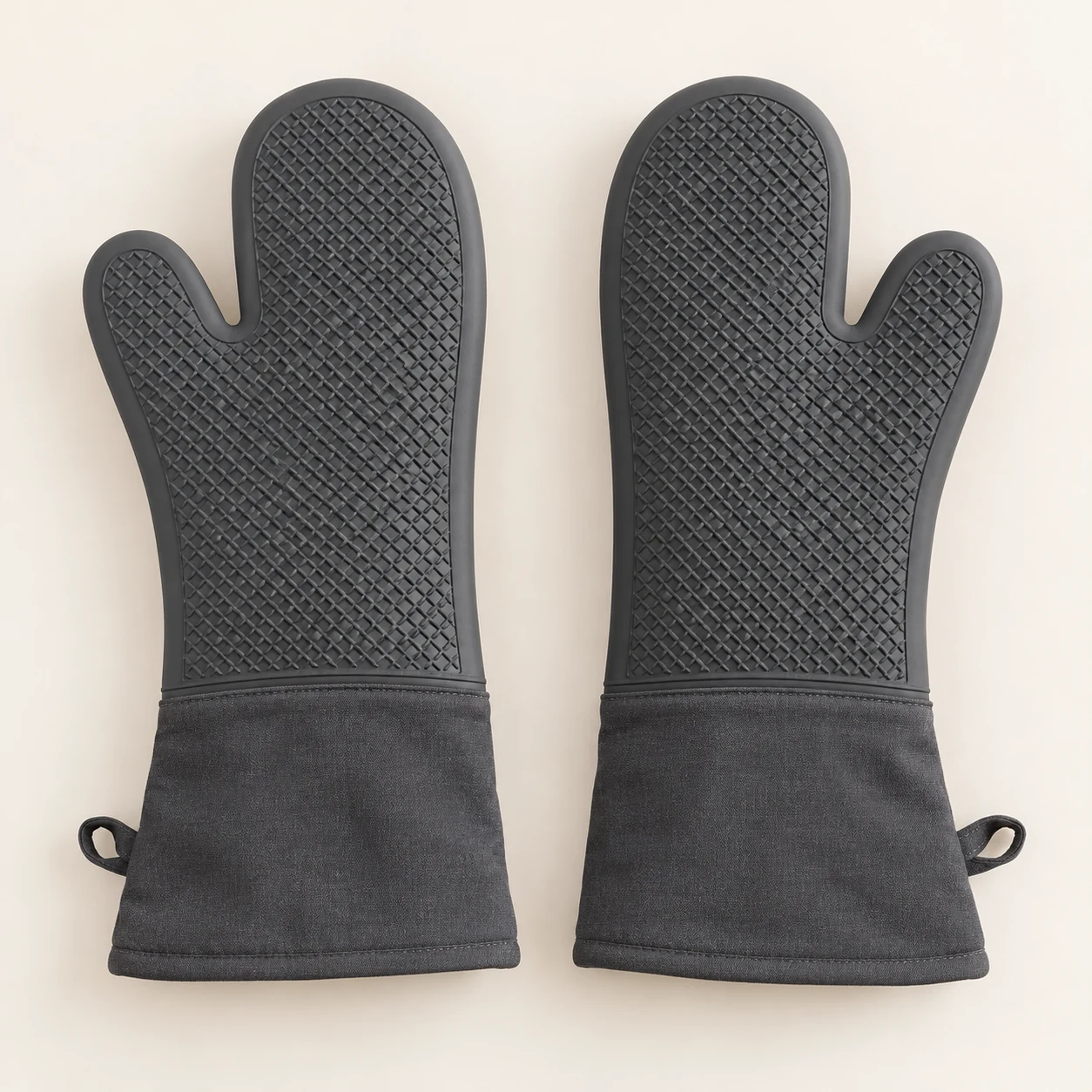 Silicone Oven Mitt Pair — 2 mitts