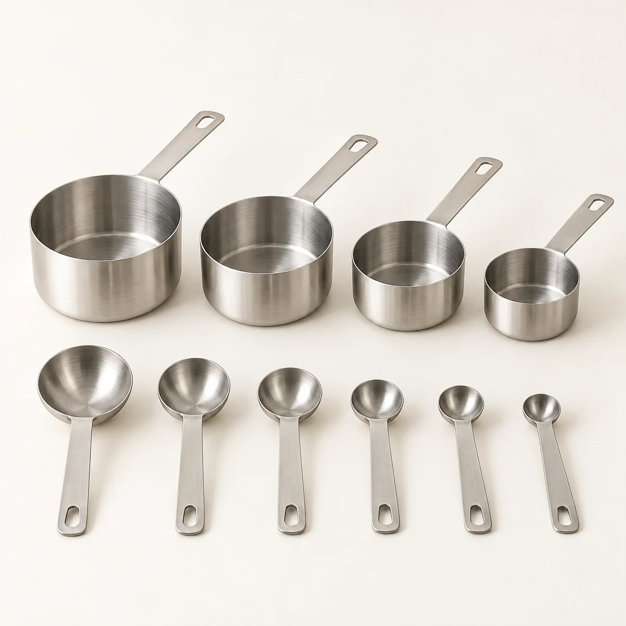 Measuring Essentials — 4 measuring cups + 6 measuring spoons