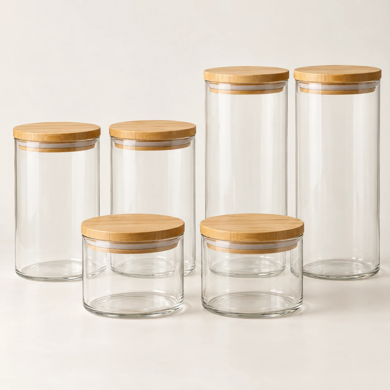 Pantry Jar Collection — 6 jars + 6 lids